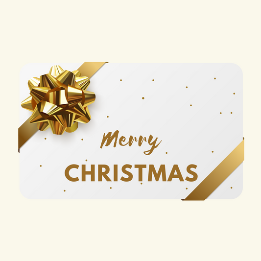 Merry Christmas GIFT CARD White Edition