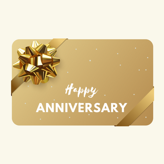 Happy Anniversary GIFT CARD Gold Edition