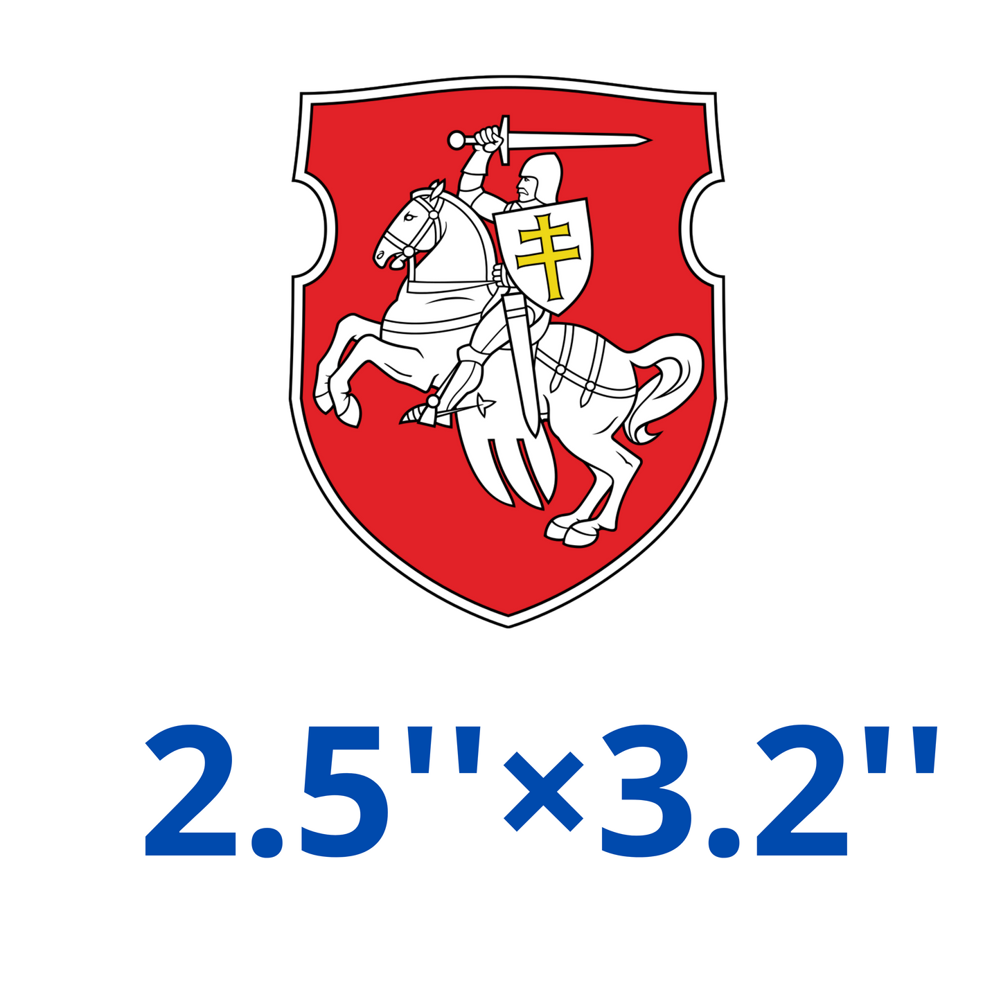 Belarusian Sticker Pagonya Flag 1991 Waterproof Car Decal Belarus Pogonia Set of 4 Car Bumper Vinyl Stickers