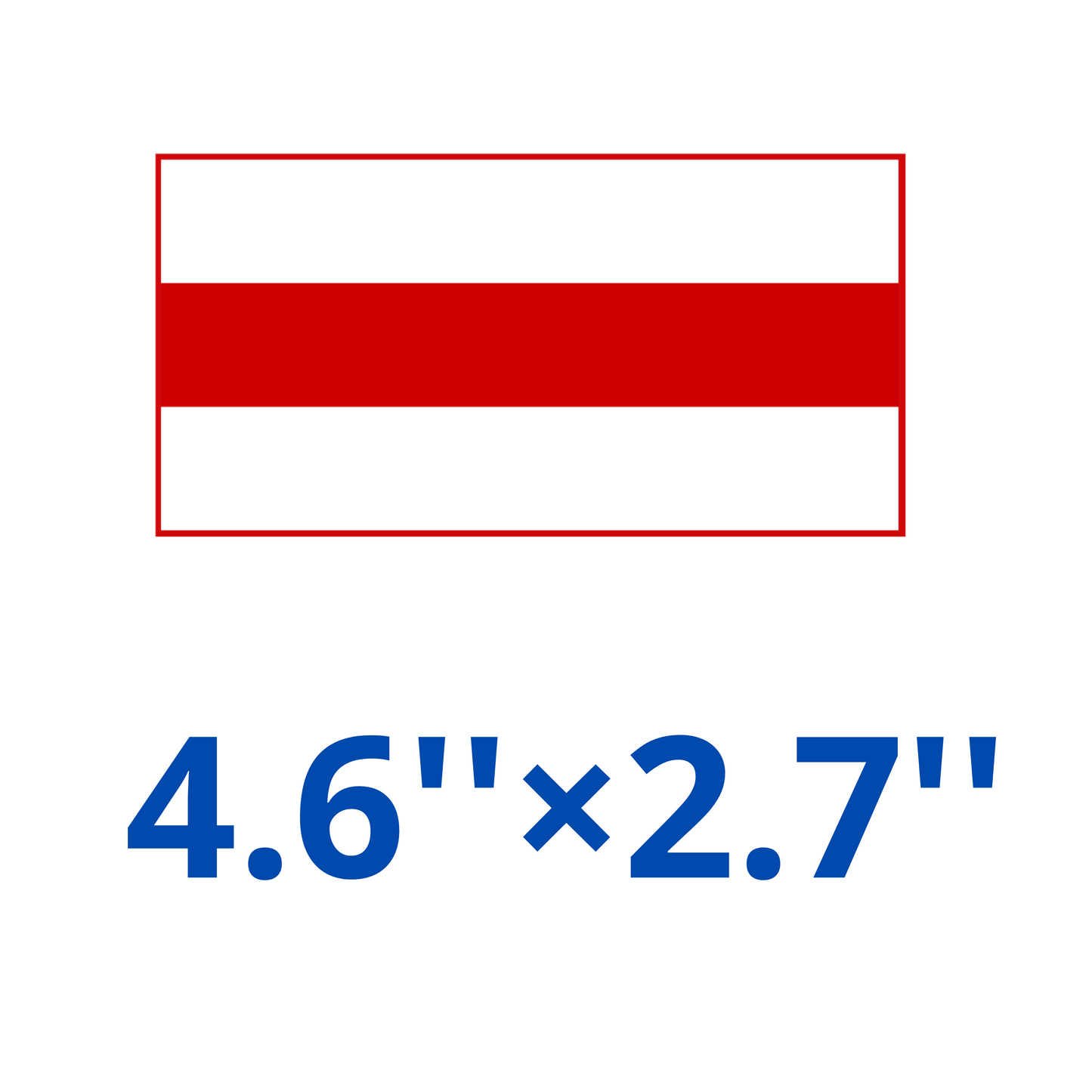 Belarusian Sticker Pagonya Flag 1991 Waterproof Car Decal Belarus Pogonia Set of 4 Car Bumper Vinyl Stickers