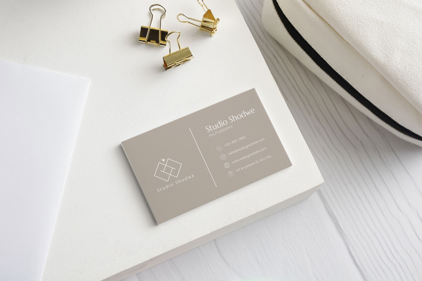 Custom Printed Business Cards Recycled Matte Cover, 2" x 3.5" U.S. Standard Size, Two-sided Printing