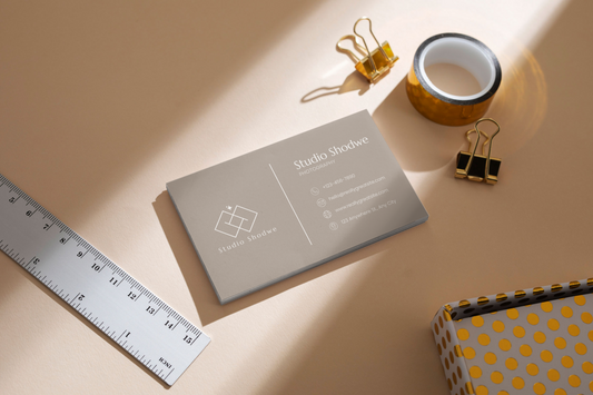 Custom Printed Business Cards with Uncoated Finish, 2" x 3.5" U.S. Standard Size, Two-sided Printing