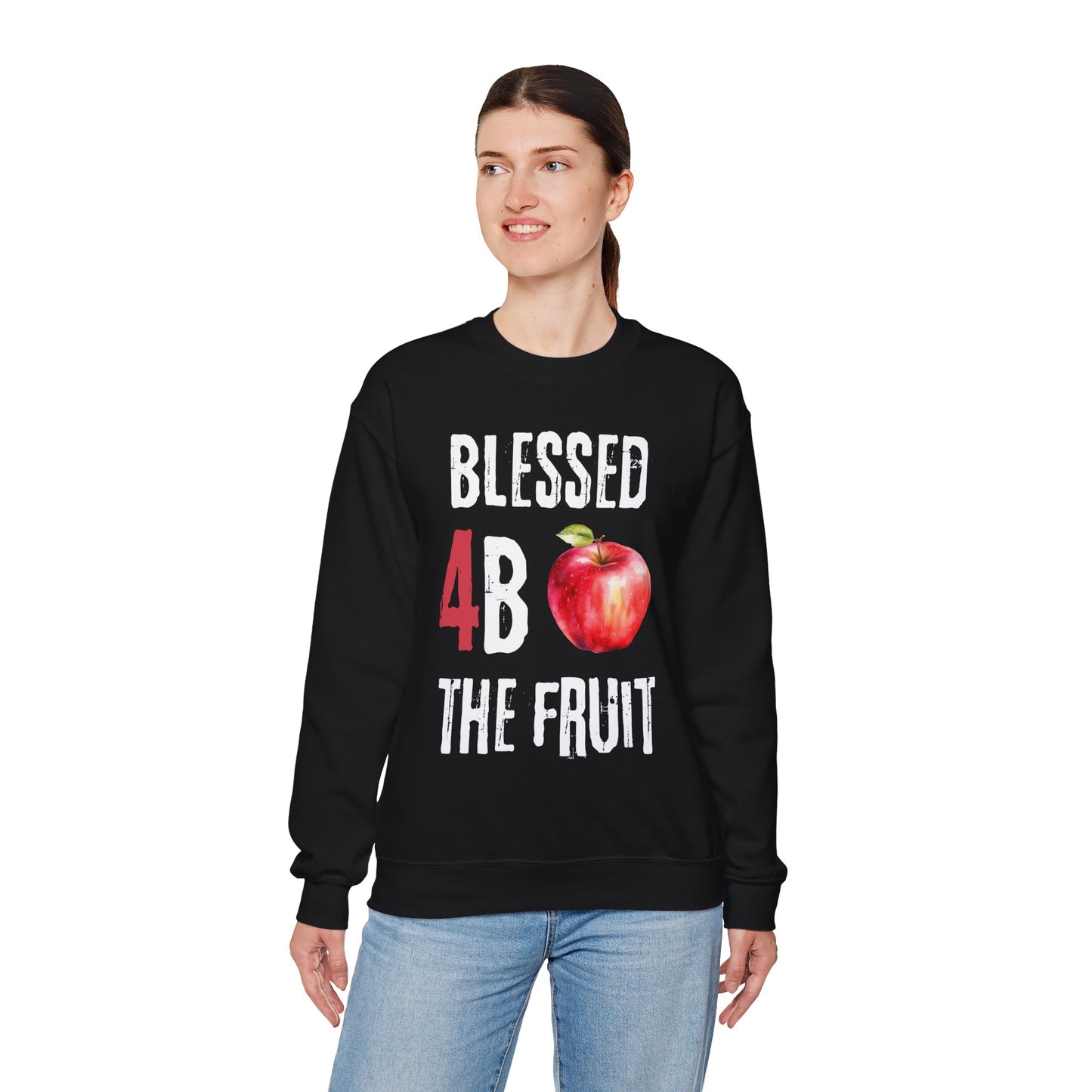 Blessed 4B Fruit Feminist Movement Crewneck Sweatshirt