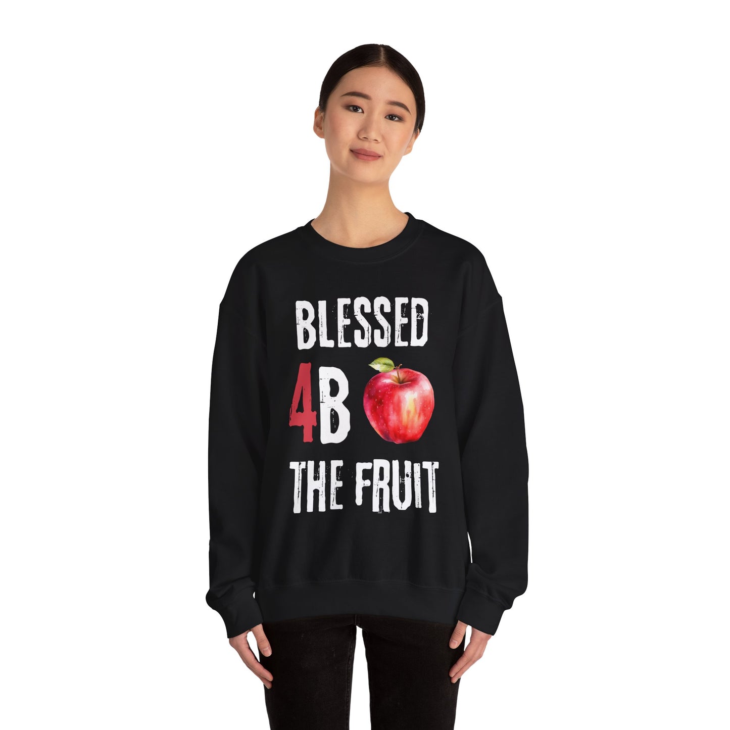 Blessed 4B Fruit Feminist Movement Crewneck Sweatshirt