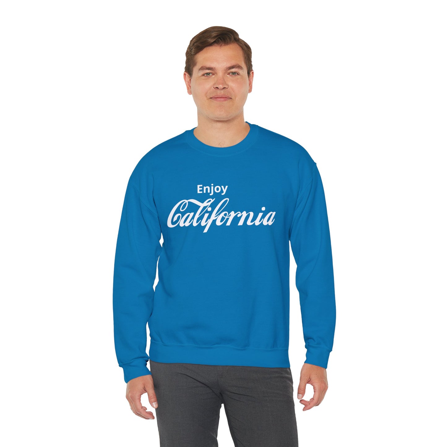 Enjoy California Vibrant Colors Unisex Sweatshirt For All Seasons