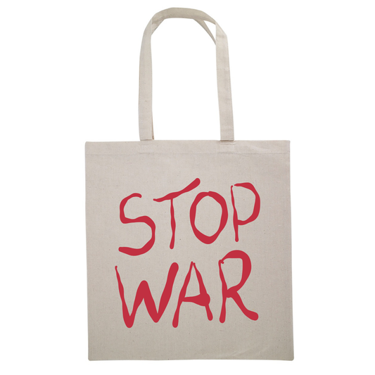 Stop War Canvas Tote Bag