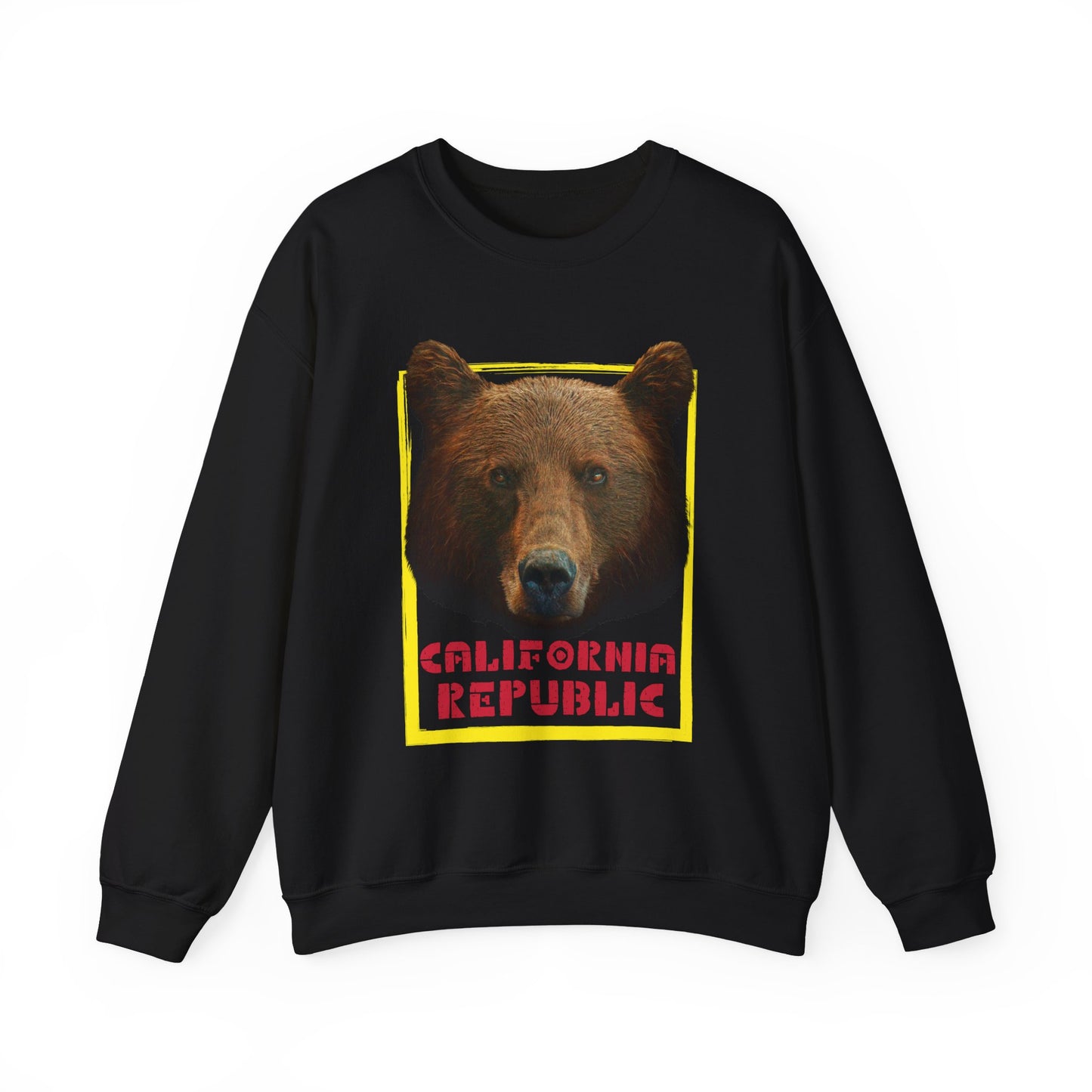 California Republic Grizzly Bear Crewneck Pullover