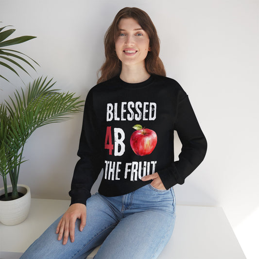 Blessed 4B Fruit Feminist Movement Crewneck Sweatshirt