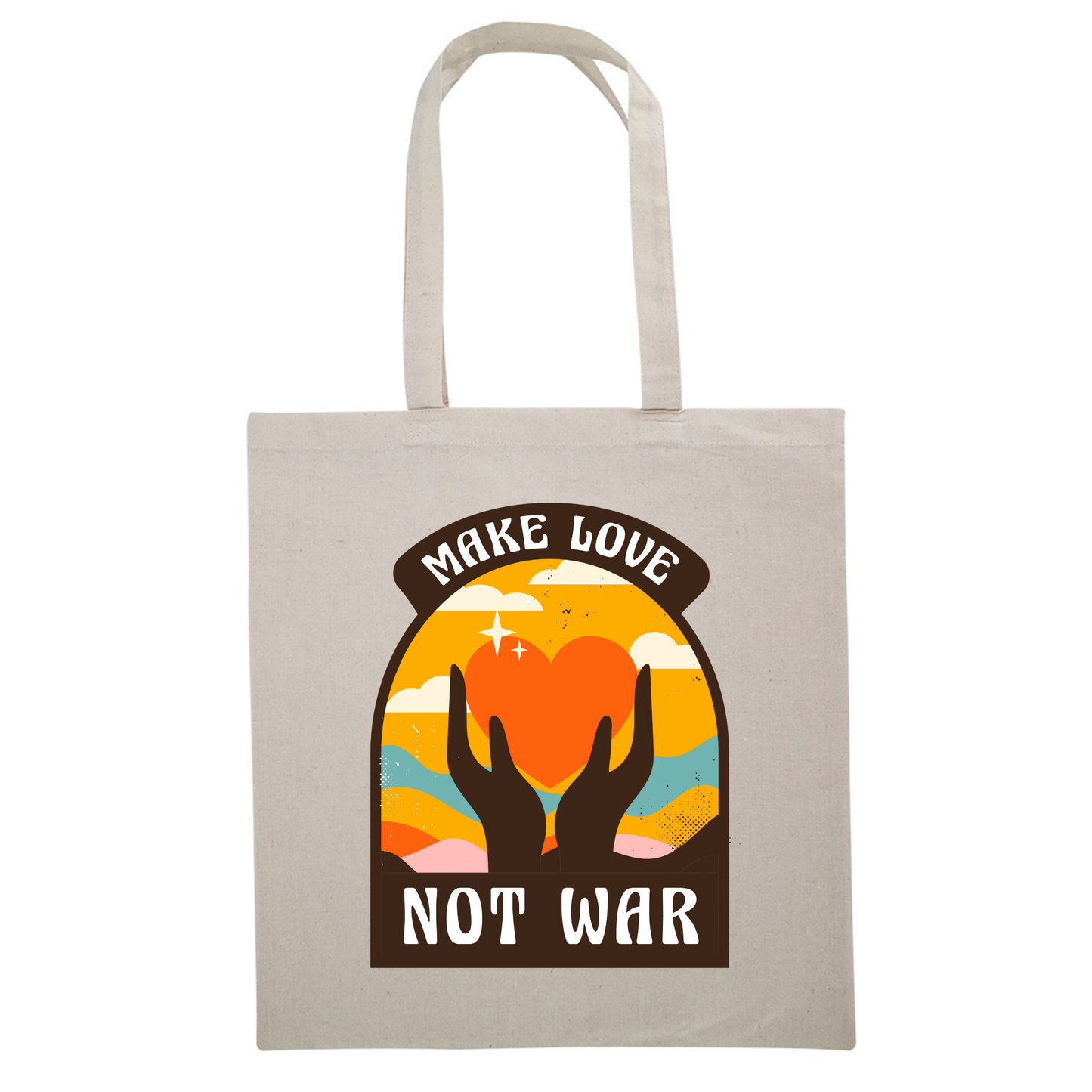 Make Love Not War Canvas Tote Bag