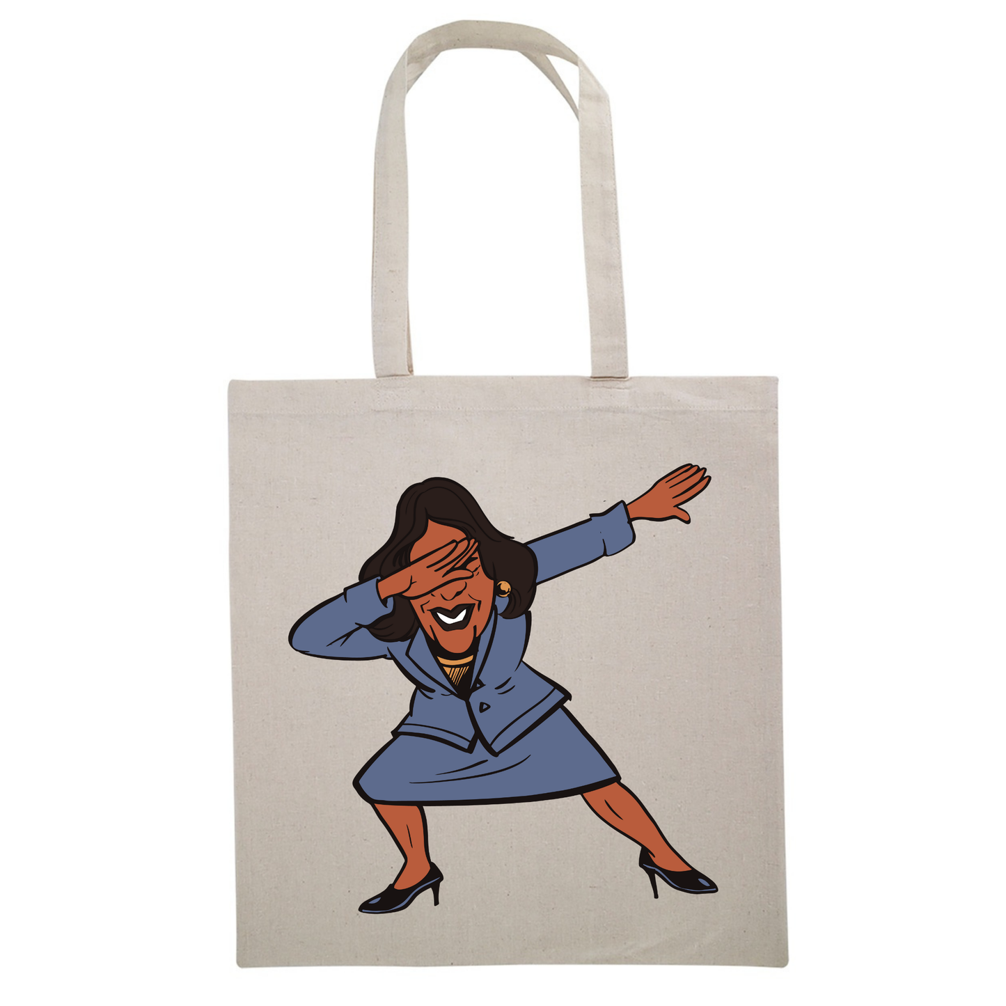 Kamala Dancing Brat Canvas Tote Bag