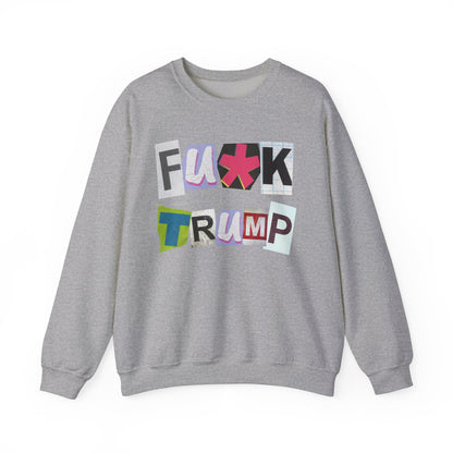 Bold Statement "F**K TRUMP" Anti MAGA Unisex Sweatshirt