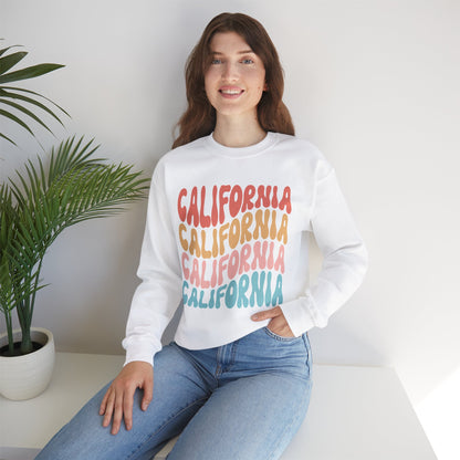 California Pop Art Unisex Crewneck Sweatshirt