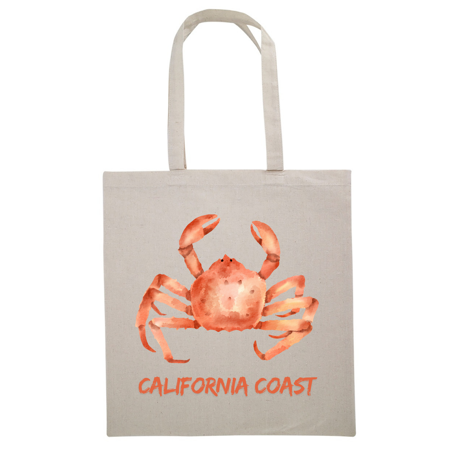 Dungeness Crab California Coast Canvas Tote Bag